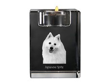 Spitz japonais bougeoir en