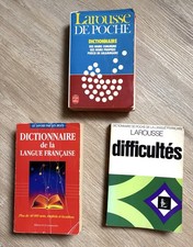 Lot de 3 dictionnaires anciens
