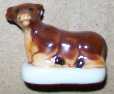 N°136 FRENCH FEVES PORCELAIN FIGURINE EPIPHANY CAKE