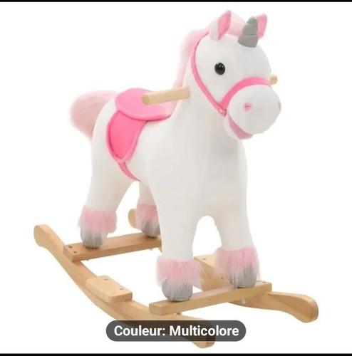 Cheval bascule licorne - cheval,