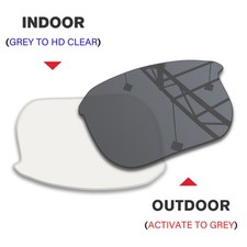 Transition Replacement Lenses for BOSE Tempo BMD0010 Eyeglasses-Clear to Grey