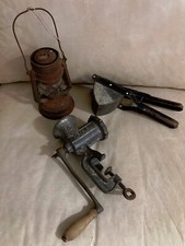 3tlg Vieux Métal Set Lampe à