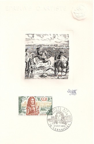 Epreuve artiste roi louis xiv - roi,