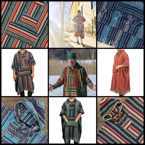 Poncho costume capuche froid - costume,