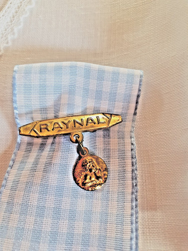 Broche raynal avec - avec, médaille