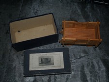 Wagon N°3 marchandise à monter complet -bois- MANU-BOIS Grenoble-boite début XXe