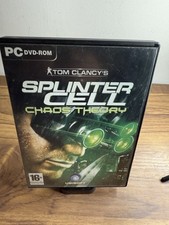 Jeu PC DVD Rom Splinter Cell Chaos Theory Vers. Fr 