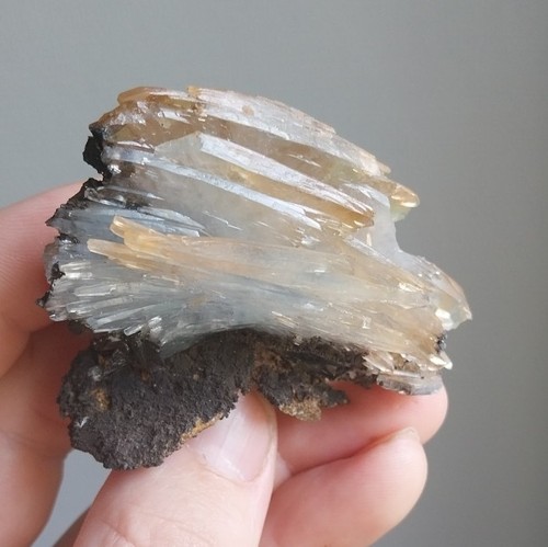 Baryte barytine bleue - baryte/barytine, de