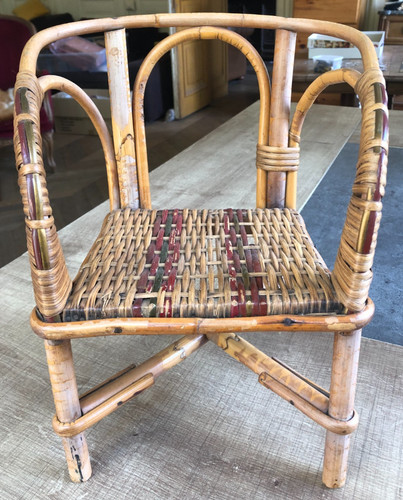 Fauteuil ancien poupée - ancien, de