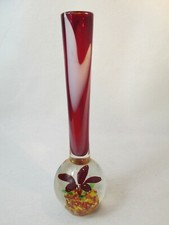 Glass clipboard paper clipboard with solifleur old bohemian vase