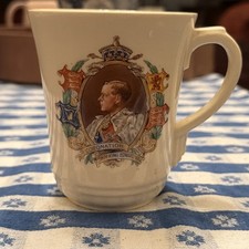 Antique Royal Doulton China King Edward VIII Coronation Souvenir Mug England