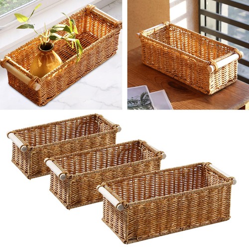 Panier rangement rotin - de,