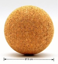 Boule de Liège au Vin - 9 cm - Bouchon en Liège de Carafe - Boule de Massage
