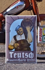 Plaque émaillée BIERE