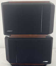 Bose 301 Series lV Speakers Rosewood Pair Tested Good Condition