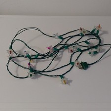 Vintage Guirlande Lumineuse Clignotante de Noël 20 ampoules .