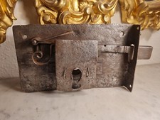 XVIII ème s, ancienne grande serrure en fer forgé, porte de chateau