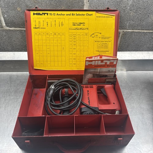 Hilti te12 rotary hammer drill - te12,