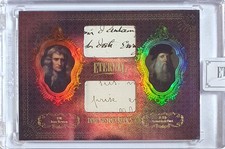 2024 Eternal Isaac Newton Leonardo da Vinci #RELICS RED /25 Dual Relics - Sealed