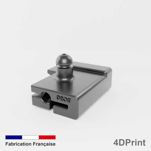 Agrafe fixation vitre - agrafe,