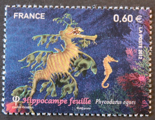 Timbre france hippocampe - france,