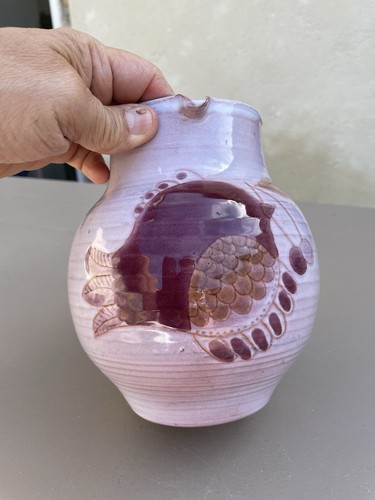 Vase pichet signé cloutier - vase,
