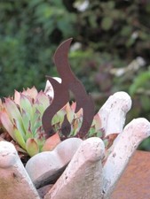 Flamme inox avec 3 dents