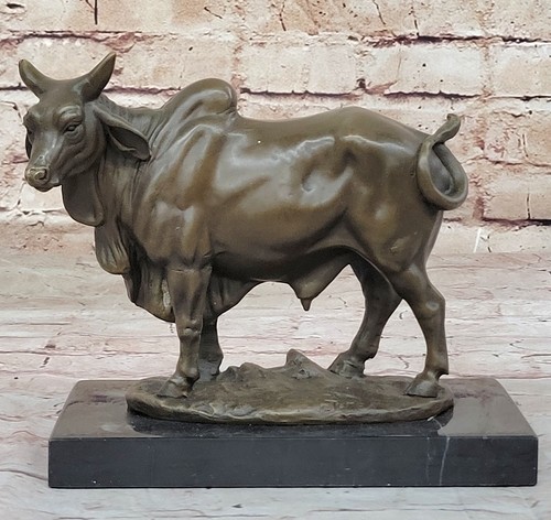 Statue vache bronze 100 - statue, 100%