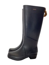 Aigle Rain Boots 35 Blk Miss