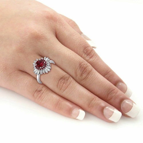2ct round simulated - round,