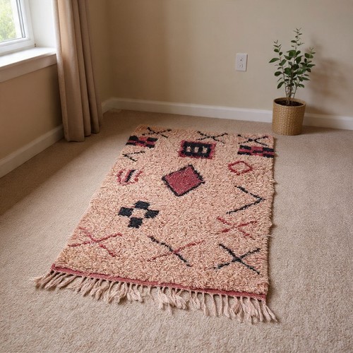 Moroccan handmade berber rug - moroccan,