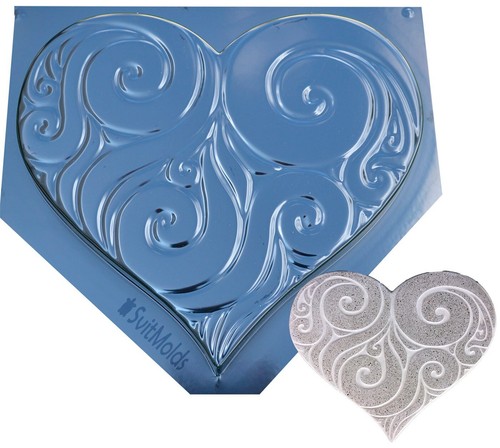 Moule béton cœur tremplin