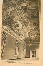 75 PARIS BIBLIOTHEQUE NATIONALE CEILING GALLERY MAZARINE 
