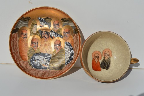 Beautiful antique hand painted - beautiful,