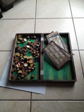 Ancien Coffret de Jeux en Bois