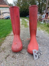 Large Baudou Metal Boots Advertising Sign