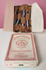 CARTIER-BRESSON embroidery cotton box 9 skeins ref 116