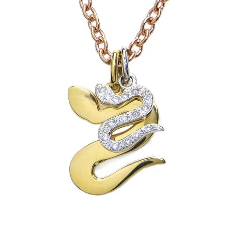 Collier serpent pomellato - collier,