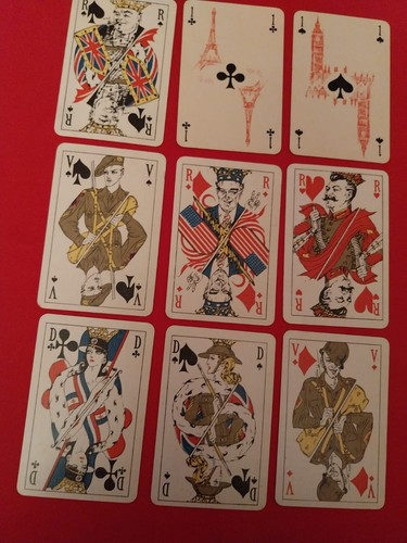 Cartes jouer ancien jeu - 32,