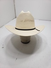 Resistol 4 Star W2667 Cattleman Natural Size 7 5/8 VinylCote Long Oval