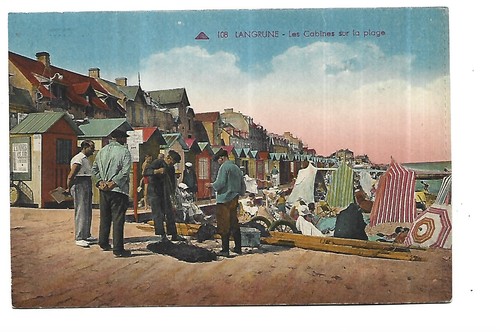 Langrune les cabines sur - 14,