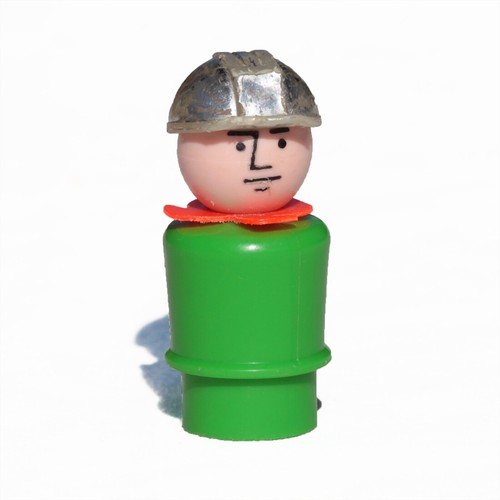 Personnage ouvrier vert avec