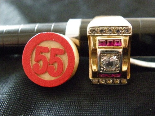 Ancienne bague tanck - bague, or