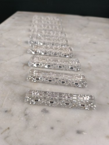 Lot portes couteaux verre - 9,
