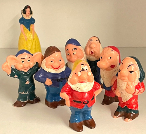 Jouets anciens blanche neige - -,