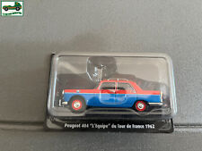 Miniature car Peugeot 404 L'Equipe 1962 Tour de France bicycle Norev 1/43