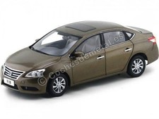 2012 Nissan Sentra Sylphy Metallic Gold 1:18 Paudi Modèles 2266