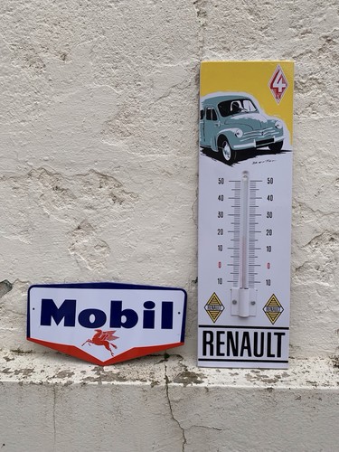 Thermomètre renault tôle - renault,