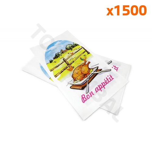 Sachet papier pour - , poulet
