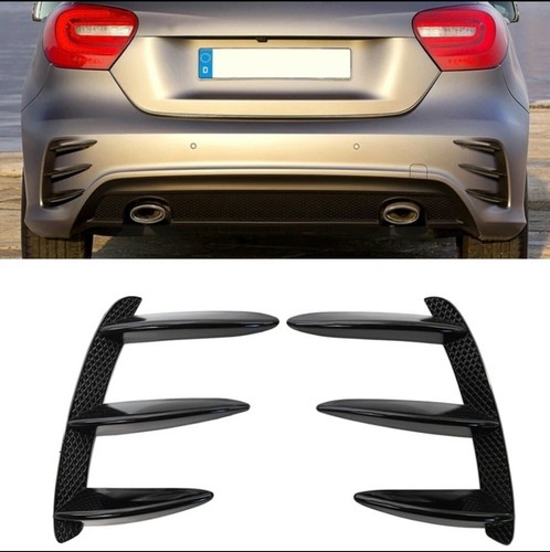 Lame insert noir arriere - noir, amg